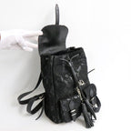 Saint Laurent Rucksack Festival Backpack Lace Black Fringe — view 6