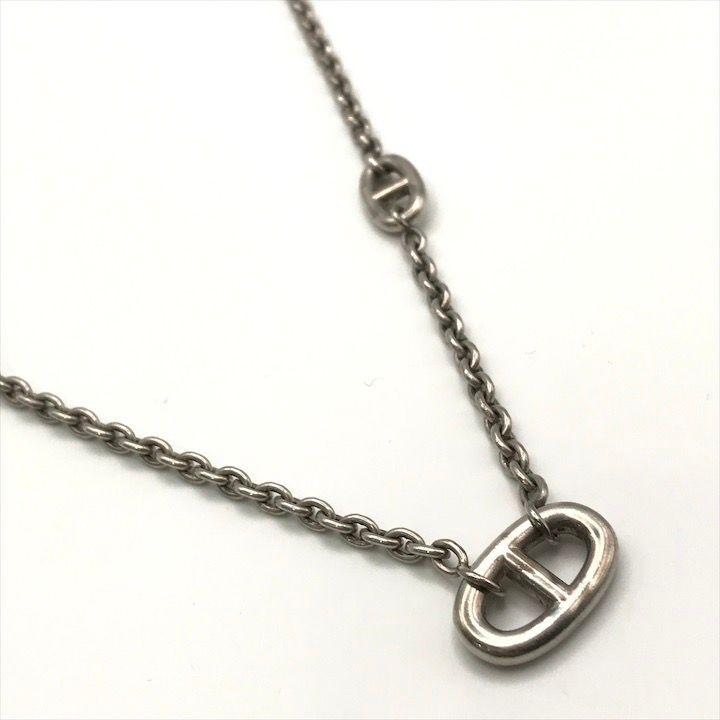 Hermes Chaine D'ancre Farandole Necklace Silver — view 3