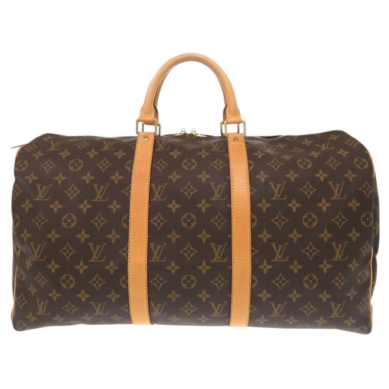 Louis Vuitton Keepall 50 Monogram Brown Boston Bag 1123 — view 2