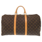 Louis Vuitton Keepall 50 Monogram Brown Boston Bag 1123 — view 2