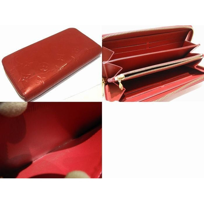 Louis Vuitton Zippy Wallet Long Vernis Pomme D'amour Red Enamel 4 — view 2