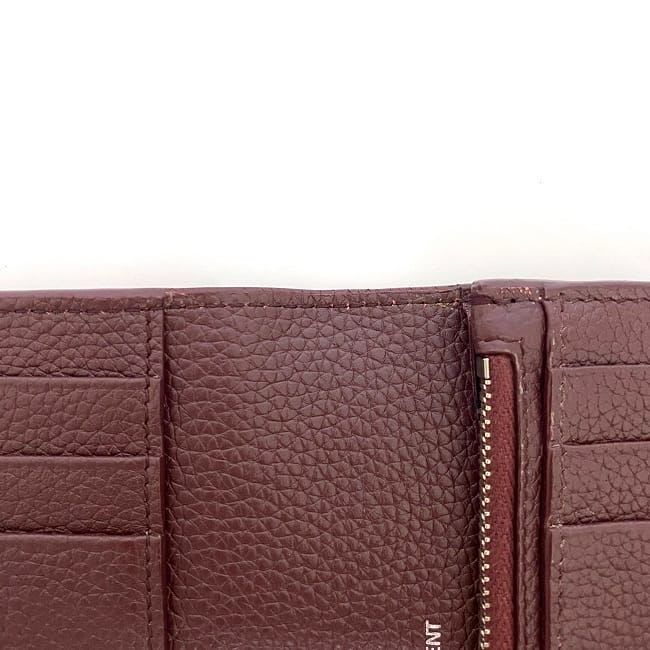 Saint Laurent Bifold Wallet Bordeaux — view 6