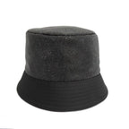Prada Re-nylon Bucket Hat Black Studded Logo 2 Hc137 D0 S M Size — view 3