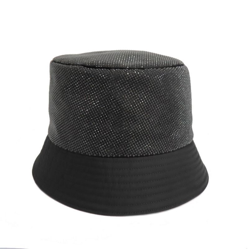 Prada Re-nylon Bucket Hat Black Studded Logo 2 Hc137 D0 S M Size — view 3