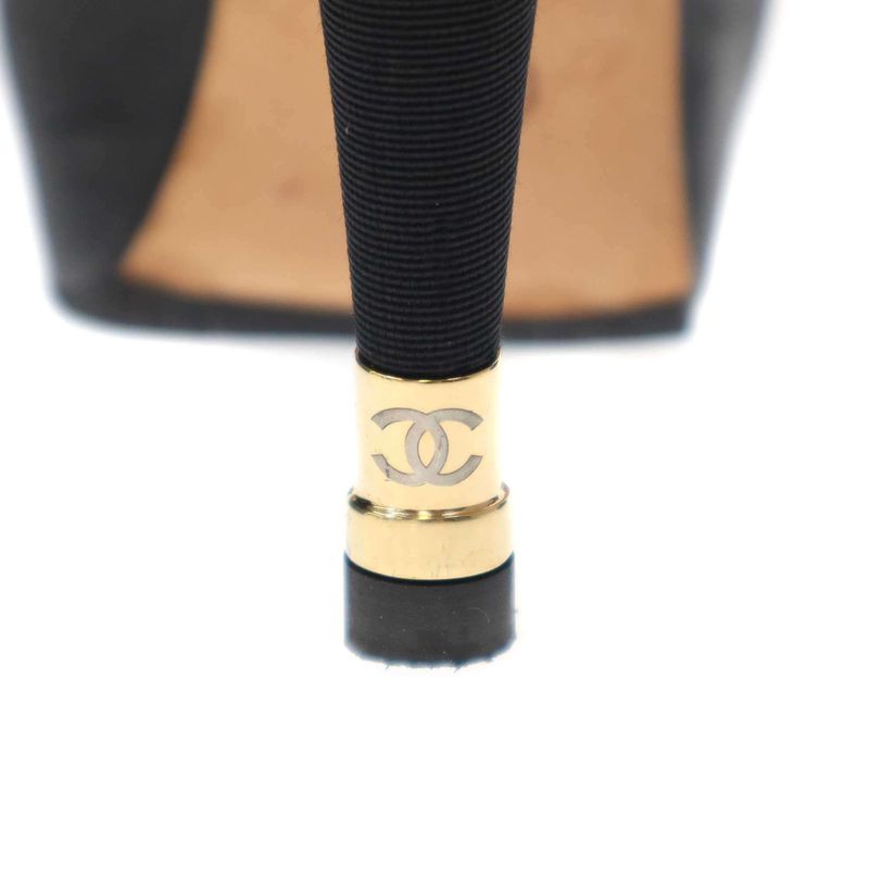 Chanel Leather Boots Black 37 — view 8