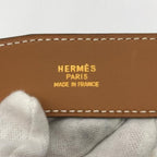 Hermes Leather Constance Buckle Reversible Belt 70 Black Gold — view 9