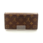 Louis Vuitton Monogram Portefeuille Sara Bifold Long Wallet Brown — view 2