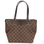 Louis Vuitton Tote Bag Westonminster PM Damier Leather Brown Daily Use — view 3