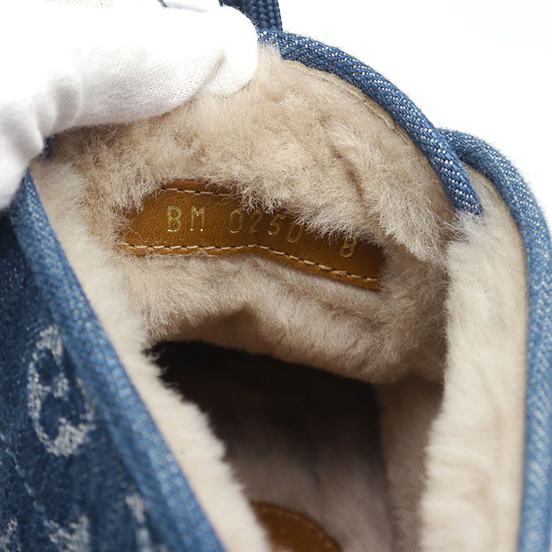 Louis Vuitton Cozy Line Ankle Boots Monogram Denim 8 — view 6