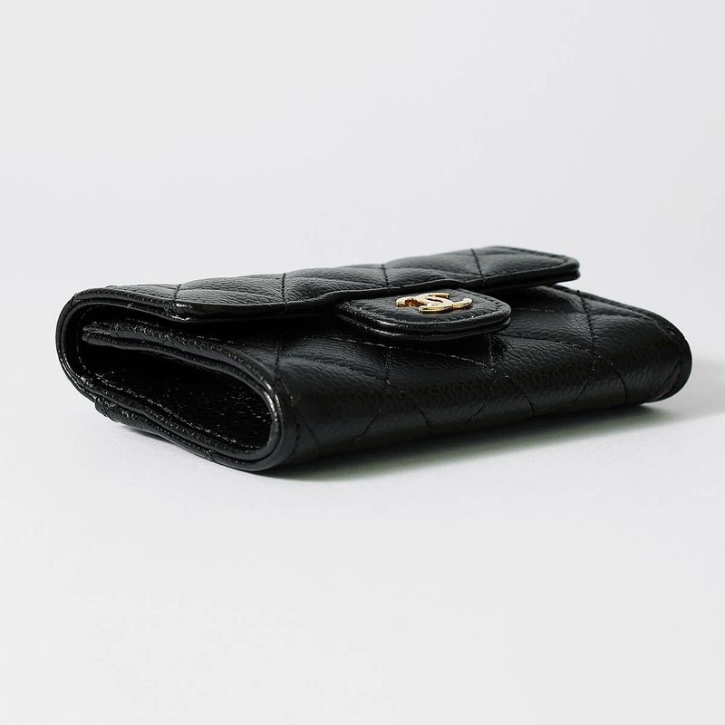 Chanel Card Case Coin Black — view 4