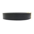 Celine Black Leather Gold-Tone Hardware Choker — view 3