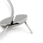 Hermes Earrings Silver 925 AG SV Loop Hoop Swing — view 7