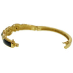 Dior Stone Vintage Bangle Gold Antique Bracelet Accessory 0183 — view 8