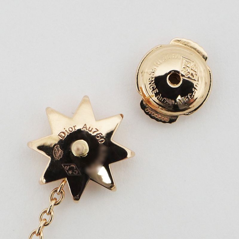 Dior Etoile Des Vins Single Earrings 18K Pink Gold Diamond — view 4