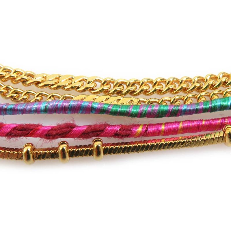 Saint Laurent Cotton Bracelet — view 6