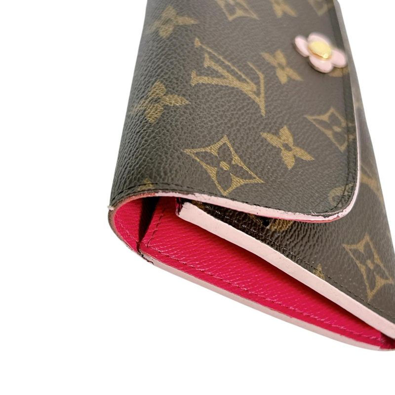 Louis Vuitton Monogram Portefeuille Emilie Long Wallet — view 3