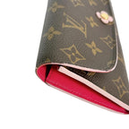 Louis Vuitton Monogram Portefeuille Emilie Long Wallet — view 3