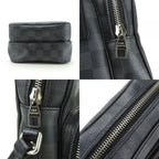Louis Vuitton Shoulder Bag LEM Damier Graphite Grey Black Silver — view 4