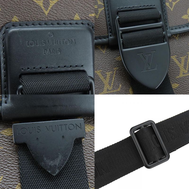 Louis Vuitton Shoulder Bag Archie Messenger Monogram Macassar Brown — view 6