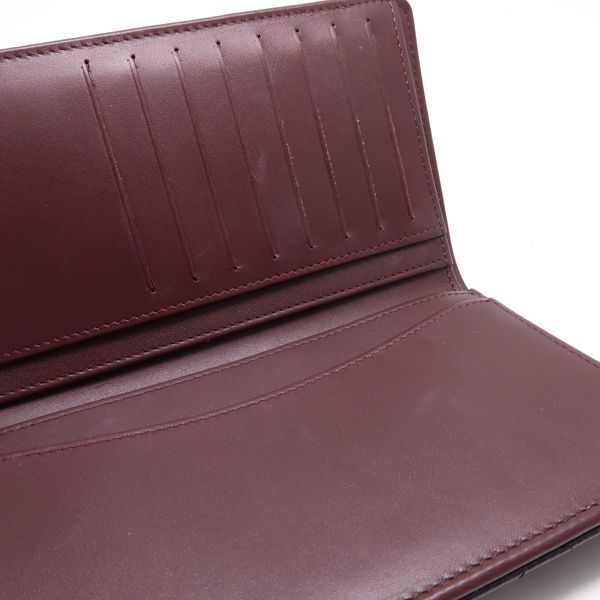 Chanel Bifold Long Wallet Caviar Leather Black Gold Hardware — view 8