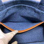 Celine Tote Large Cabas Blue — view 8