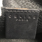 Celine Black Macadam Triomphe Leather Second Pouch Case Brown — view 8
