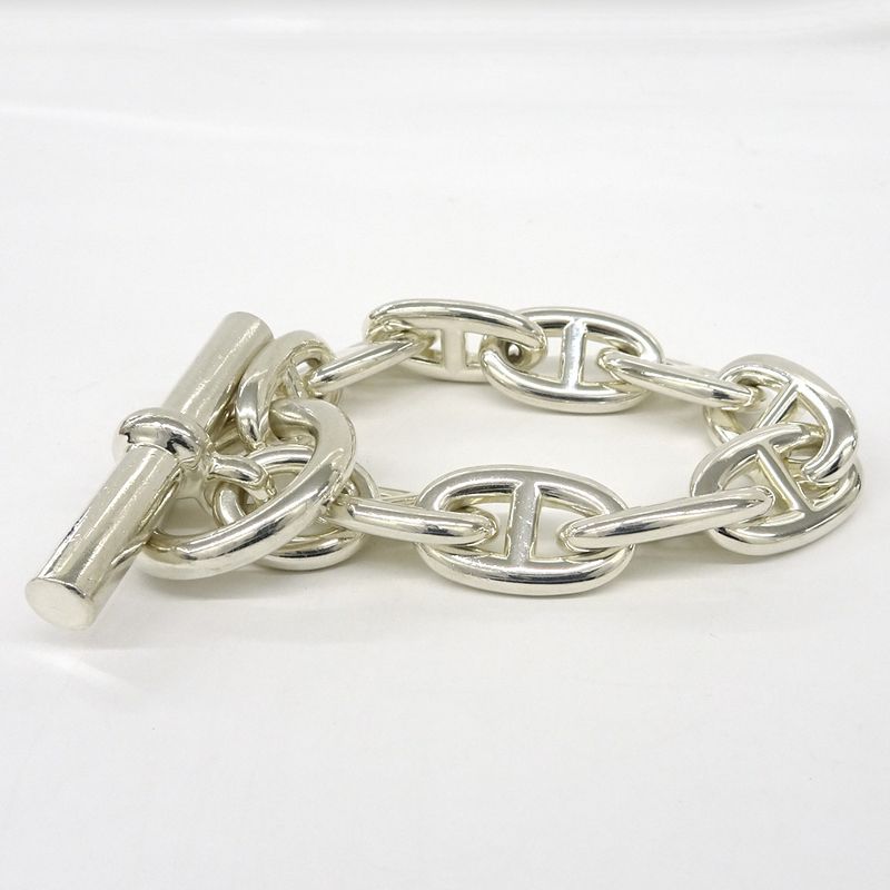 Hermes Chaine D'ancre T GM Bracelet 10 Frames SV 925 Jewelry — view 3