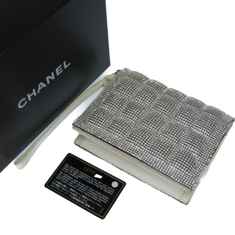 Chanel Rhinestone Clutch Off Bag — view 3