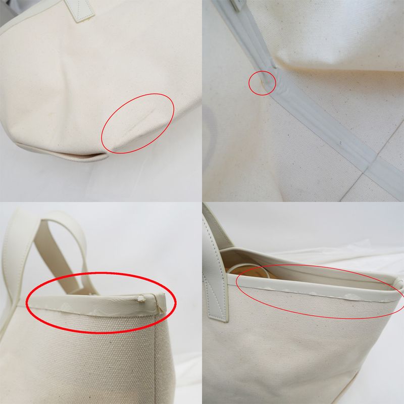 Celine Made Into Bag Small Hand White Red B3 D.27 N12 — view 7