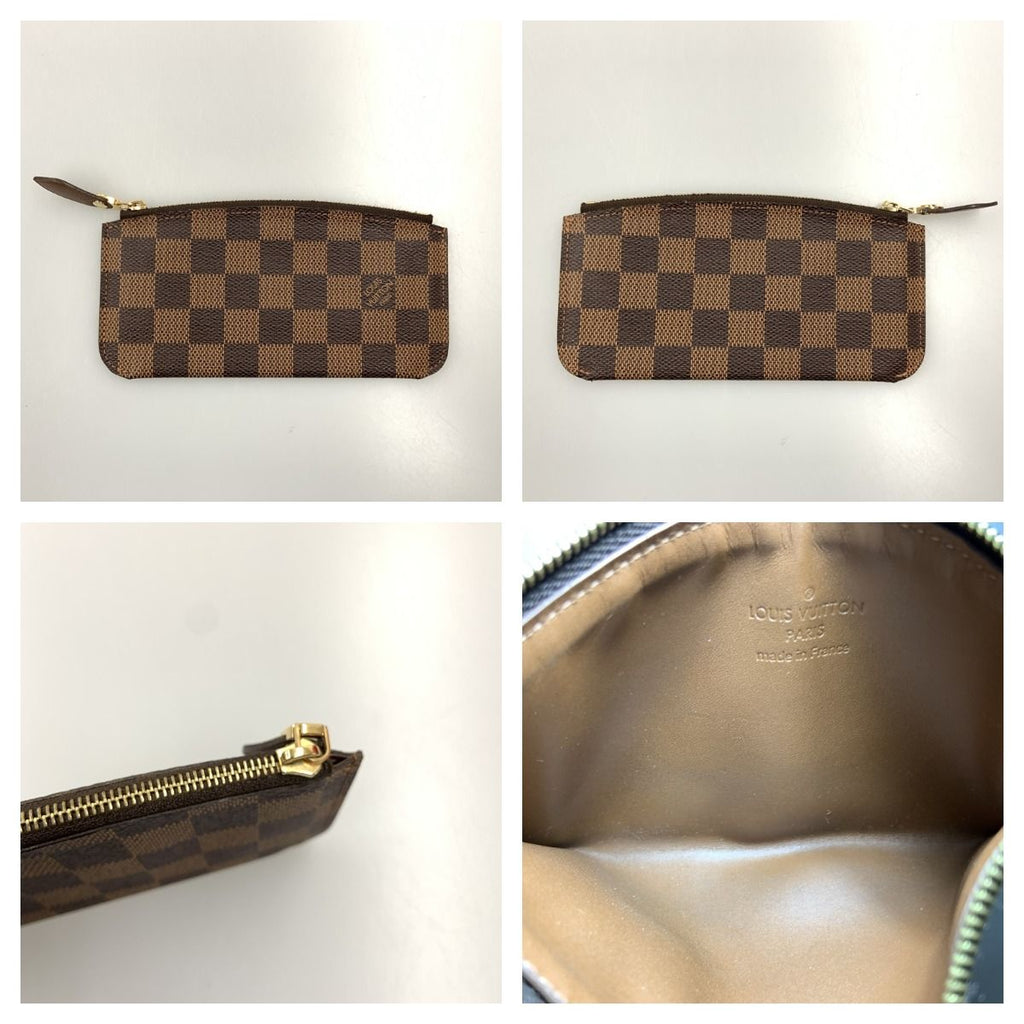 Louis Vuitton Damier Portefeuille Ascot Long Wallet Brown — view 5