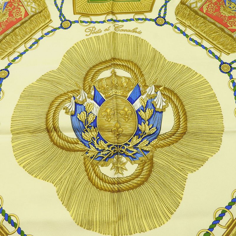 Hermes Scarf Carre 90 Silk Multicolor Fashionable Poste Et Cavalerie Saber — view 6