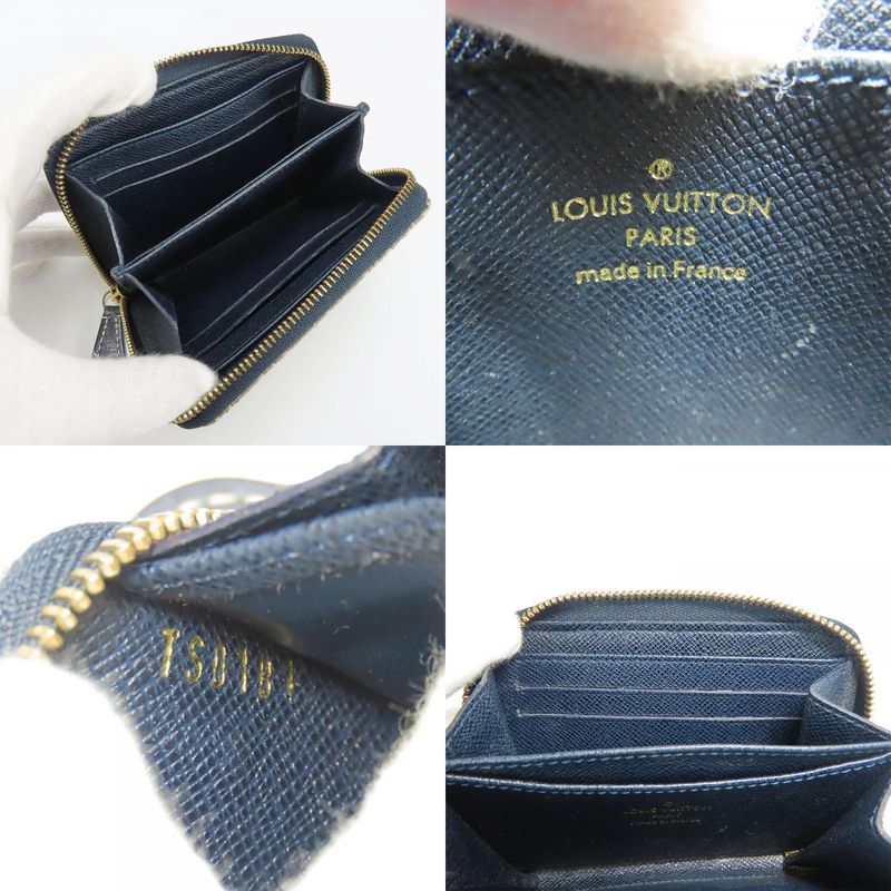 Louis Vuitton Coin Case Purse Monogram Idylle Ankle Navy — view 5