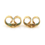 Celine Vintage-Style Gold-Tone and Pearl Earrings — view 8