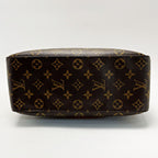 Louis Vuitton Monogram Looping Brown Handbag Gold Hardware — view 2