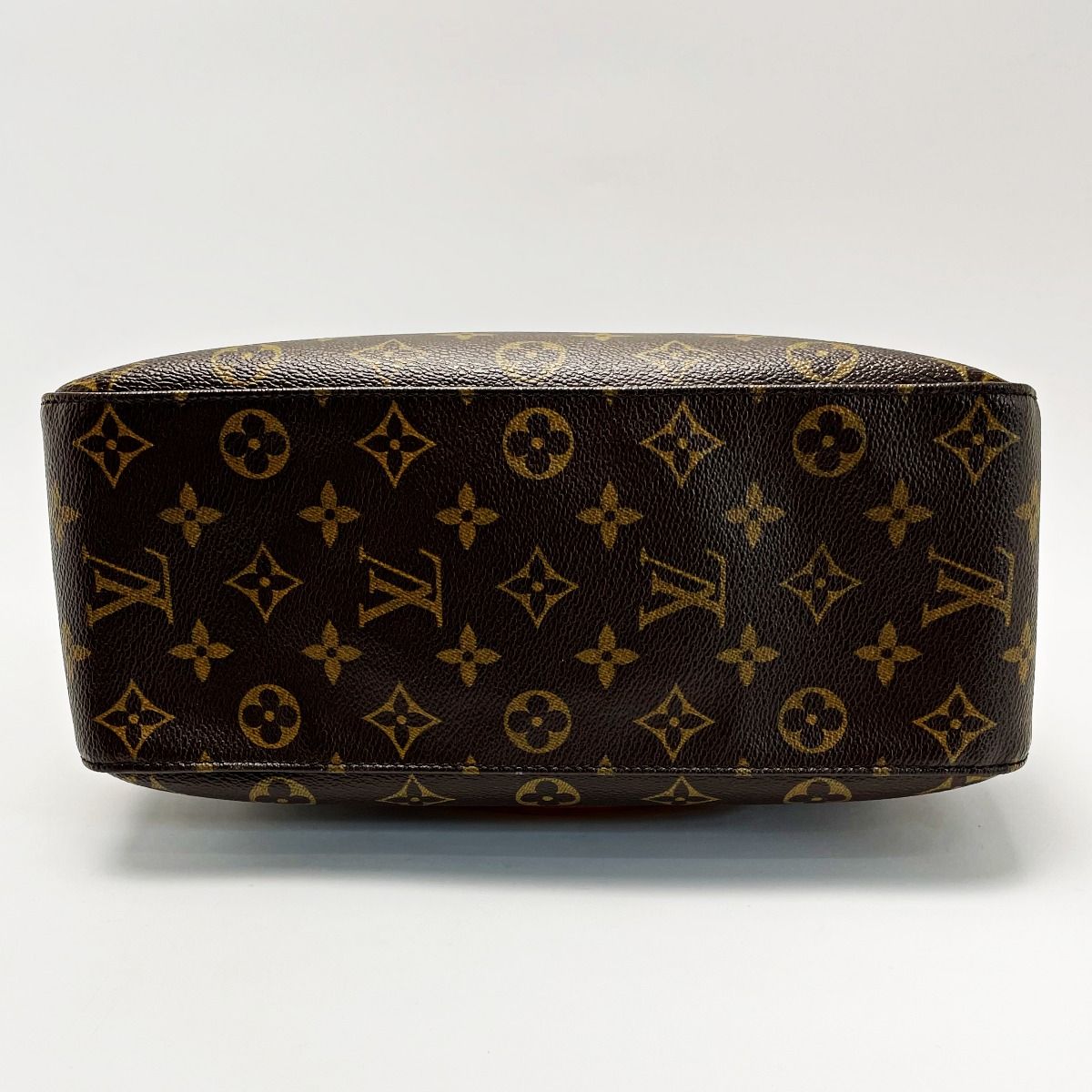 Louis Vuitton Monogram Looping Brown Handbag Gold Hardware — view 2