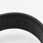 Christian Dior Bracelet CD Logo Accessory Black And Silver Color — view 3