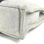 Hermes Handbag Sac Arne MM Toile Ash Black — view 7