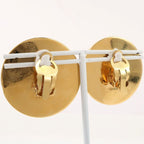 Chanel Coco Mark Gold Plated Black 49.8 g Earrings — view 6
