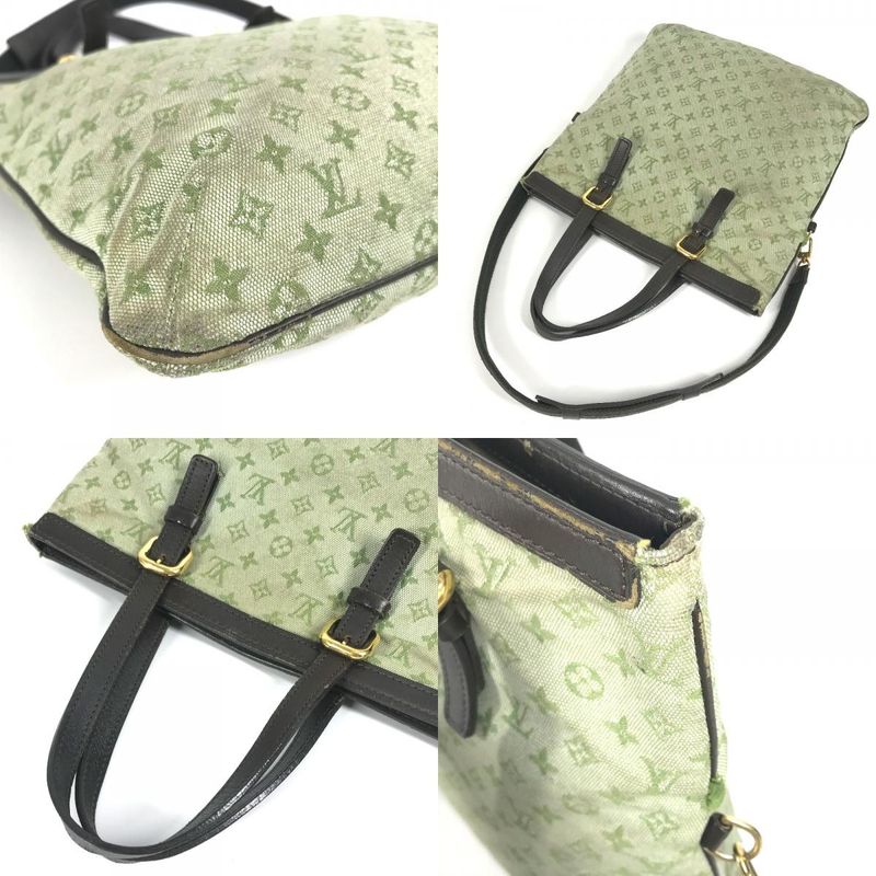Louis Vuitton Handbag Francoise Monogram Mini Canvas Khaki — view 7
