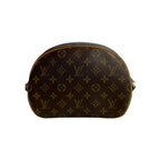 Louis Vuitton Blois Monogram Leather Mini Shoulder Bag Pochette Sacoche Brown — view 5