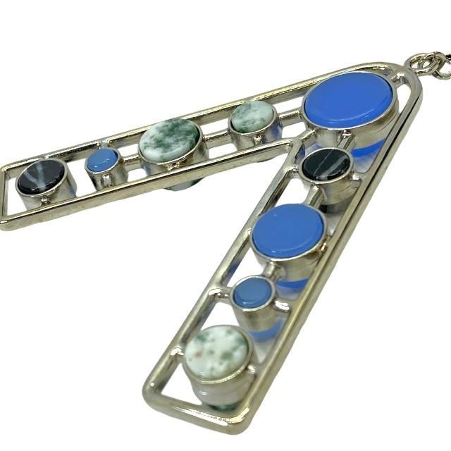 Christian Dior Necklace Jewelry Accessories Small Metal Silver Multicolor — view 7