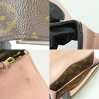 Louis Vuitton Long Wallet Portefeuille Emilie Monogram Brown Rose — view 6