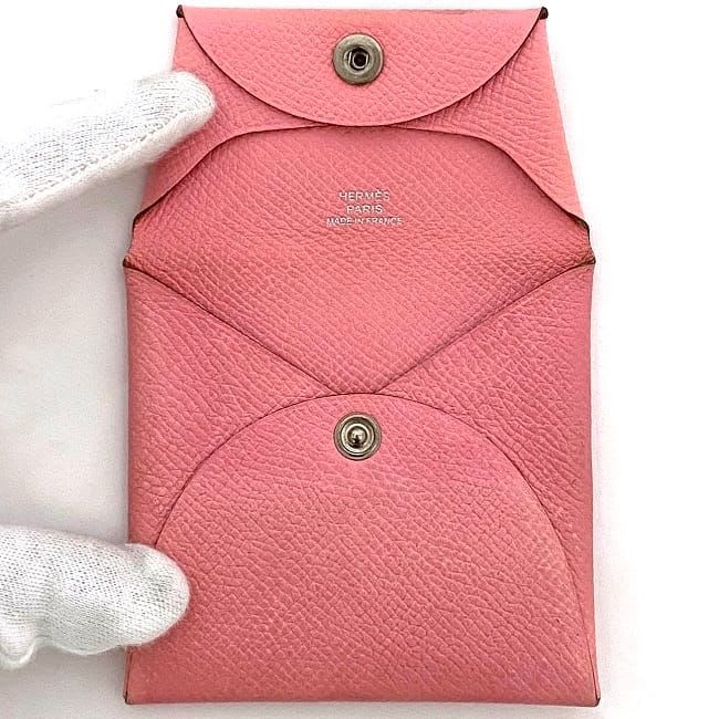Hermes Coin Case Bastia Pink Purse — view 8