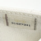 Chanel Quilted White Card Case Coco Mark Caviar Leather — view 8