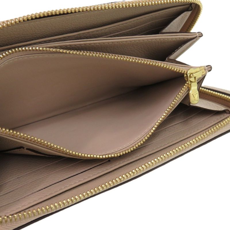 Louis Vuitton Zippy Lock Me Leather Glaze Long Wallet 0858 — view 6