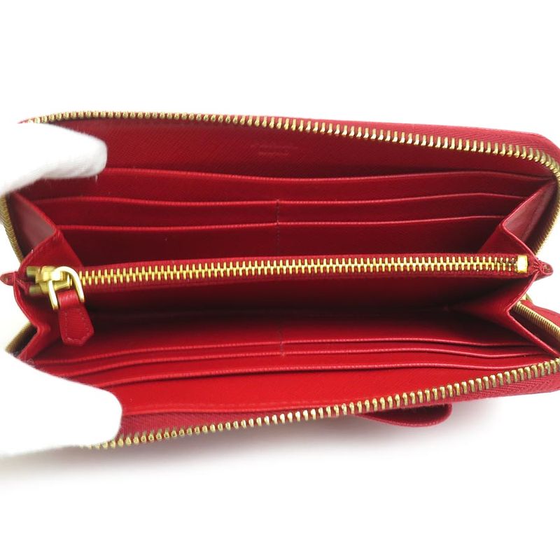 Prada Round Zipper Long Wallet — view 3