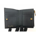 Christian Dior Bifold Wallet Caro Dahlia Cannage S5173 Uwhc — view 5