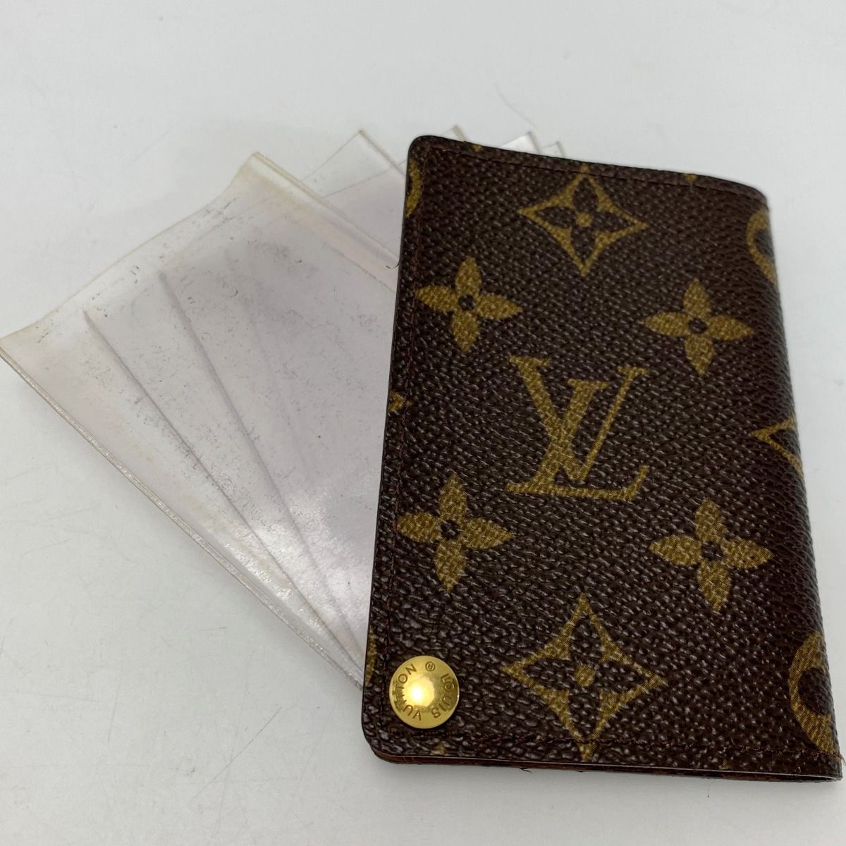 Louis Vuitton Monogram Card Holder Credit Press Ion Case — view 3