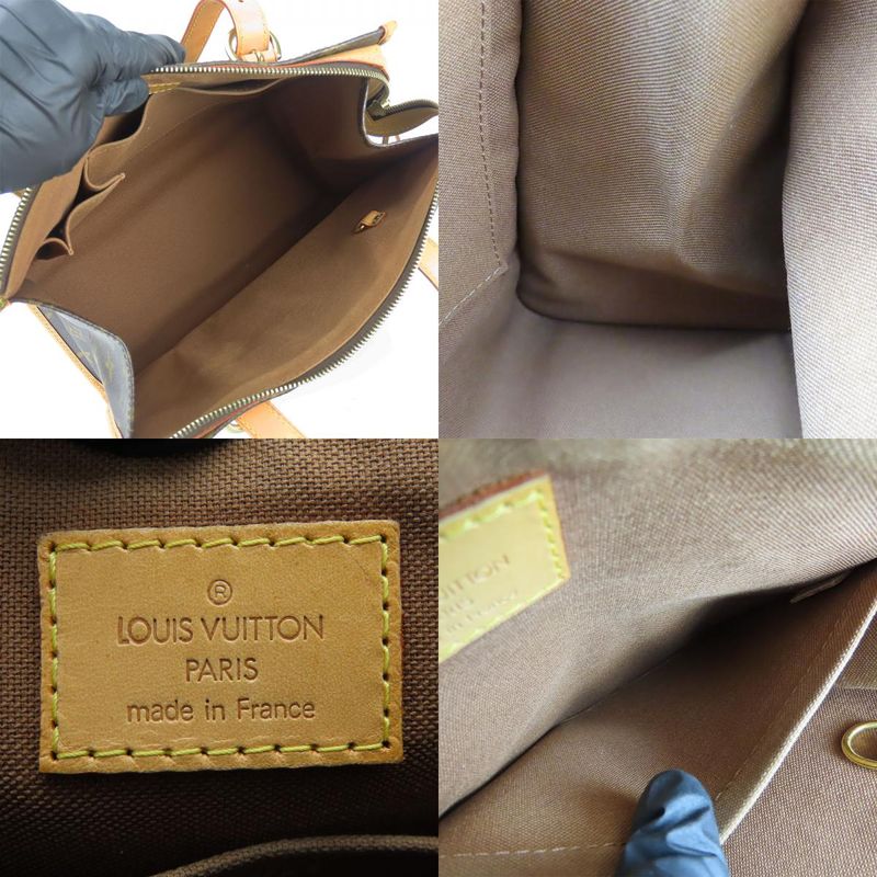 Louis Vuitton Tote Bag Popincourt O Monogram Nubuck Brown Gold Hardware — view 7
