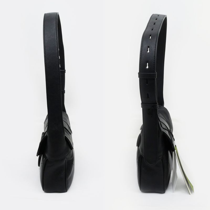 Gucci Aphrodite Black Shoulder Bag Cuff Leather — view 3